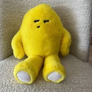 Lemon8 Yellow Plush Doll grumpy lemo Sad Face Stuffed Animal‎ Toy Cute 16"